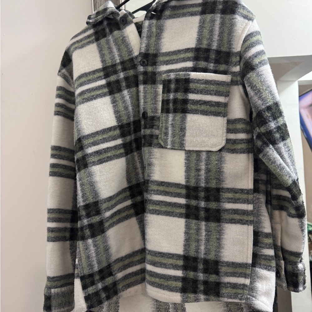H&M Black and Gray Cardigan Sweater Cozy Style